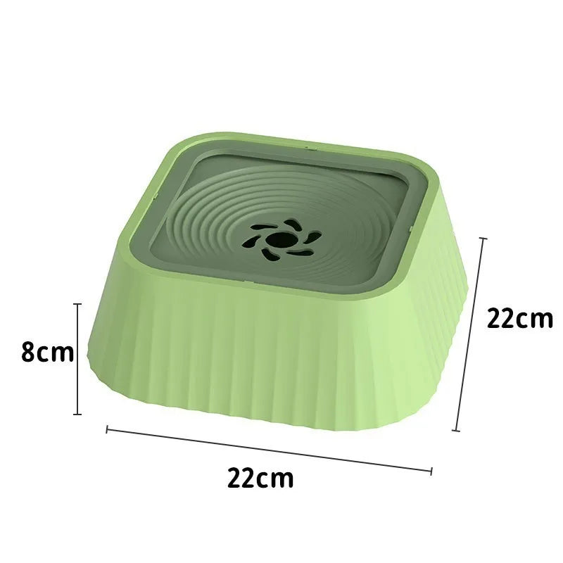 Pet Water Fountain with Floating Plates No Spill Dog Water Bowl Clean Drinking Slow Feeder Anti-Splash Pet for Dogs for Pet
